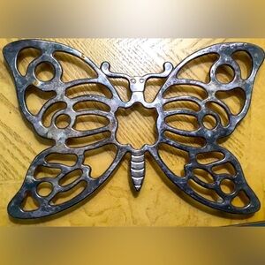 The Butterfly Trivet by Leonard. Silverplate Made in Italy